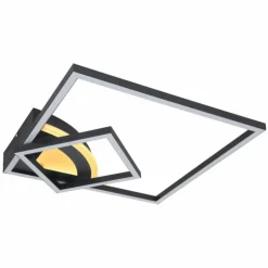 Luminaires Globo Lighting Éclairage Led|Plafonnier Globo TINY LED Noir, 1 lumière