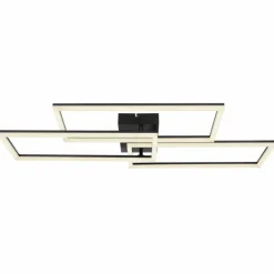 Plafonnier Globo TINY LED Noir, 1 lumière, Télécommandes