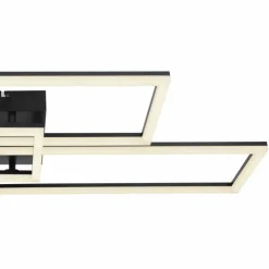 Plafonnier Globo TINY LED Noir, 1 lumière, Télécommandes