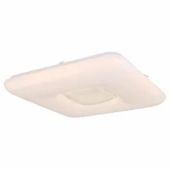Plafonnier Globo TRYSTAN LED Blanc, 1 lumière, Télécommandes, Changeur de couleurs