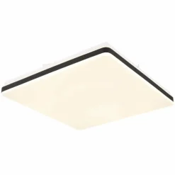Plafonnier Globo ULLY LED Noir, 1 lumière, Télécommandes