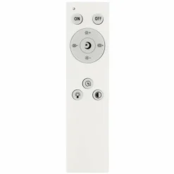 Plafonnier Globo ULLY LED Noir, 1 lumière, Télécommandes