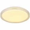 Luminaires Globo Lighting Éclairage Led|Plafonnier Globo VELENO LED Transparent, Blanc, 1 lumière