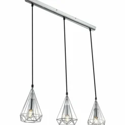 Luminaires Globo Lighting Spots Et Projecteurs|Plafonnier Globo XARA I Chrome, 3 lumières