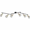 Luminaires Globo Lighting Plafonniers|Plafonnier Globo XARA Vieux laiton, Noir, 6 lumières