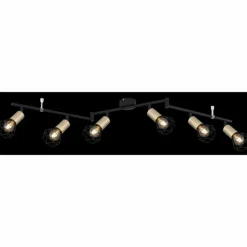 Luminaires Globo Lighting Plafonniers|Plafonnier Globo XARA Vieux laiton, Noir, 6 lumières