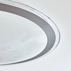 Plafonnier Gorgonta LED Blanc, 2 lumières, Télécommandes, Changeur de couleurs
