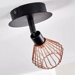 hofstein Spots Et Projecteurs|Plafonnier Grönhöj Noir, 1 lumière
