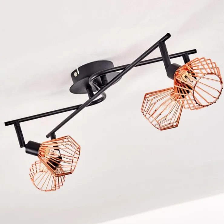 Lampe Spots Et Projecteurs|Plafonnier Grönhöj Noir, 4 lumières