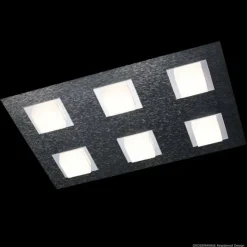 Luminaires Grossmann Éclairage Led|Plafonnier Grossmann BASIC LED Anthracite, 6 lumières
