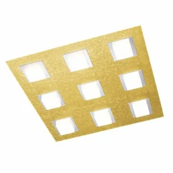 Luminaires Grossmann Éclairage Led|Plafonnier Grossmann BASIC LED Laiton, 9 lumières