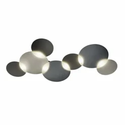 Luminaires Grossmann Éclairage Led|Plafonnier Grossmann CIRC LED Gris, Argenté, 1 lumière