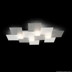 Luminaires Grossmann Éclairage Led|Plafonnier Grossmann CREO LED Aluminium, 4 lumières