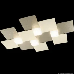 Luminaires Grossmann Éclairage Led|Plafonnier Grossmann Creo LED Champagne, 4 lumières