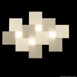 Luminaires Grossmann Éclairage Led|Plafonnier Grossmann Creo LED Champagne, 4 lumières