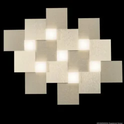 Luminaires Grossmann Éclairage Led|Plafonnier Grossmann Creo LED Champagne, 7 lumières