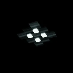Luminaires Grossmann Éclairage Led|Plafonnier Grossmann CREO LED Noir, 4 lumières