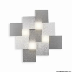 Luminaires Grossmann Éclairage Led|Plafonnier Grossmann CREO LED Aluminium, 4 lumières