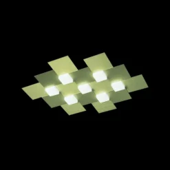 Luminaires Grossmann Éclairage Led|Plafonnier Grossmann CREO LED Laiton, 7 lumières