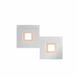 Luminaires Grossmann Éclairage Led|Plafonnier Grossmann KARREE LED Aluminium, Cuivre, 2 lumières