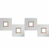 Luminaires Grossmann Éclairage Led|Plafonnier Grossmann KARREE LED Aluminium, Cuivre, 4 lumières