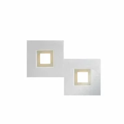 Luminaires Grossmann Éclairage Led|Plafonnier Grossmann KARREE LED Aluminium, Champagne, 2 lumières