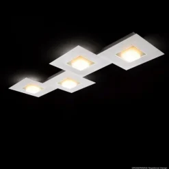 Luminaires Grossmann Éclairage Led|Plafonnier Grossmann KARREE LED Aluminium, Champagne, 4 lumières