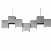 Luminaires Grossmann Éclairage Led|Plafonnier Grossmann ROCKS LED Aluminium, 5 lumières