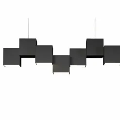 Luminaires Grossmann Éclairage Led|Plafonnier Grossmann ROCKS LED Noir, 5 lumières