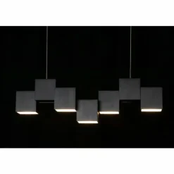 Luminaires Grossmann Éclairage Led|Plafonnier Grossmann ROCKS LED Noir, 5 lumières