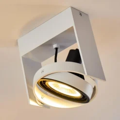 hofstein Spots Et Projecteurs|Plafonnier Grytgol Blanc, 1 lumière