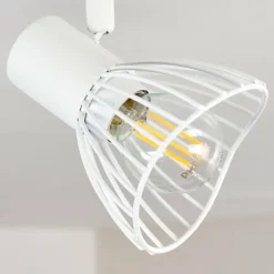 hofstein Spots Et Projecteurs|Plafonnier Holbol Blanc, 2 lumières