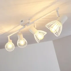 hofstein Spots Et Projecteurs|Plafonnier Holbol Blanc, 4 lumières