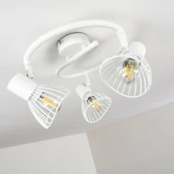 hofstein Spots Et Projecteurs|Plafonnier Holbol Blanc, 3 lumières