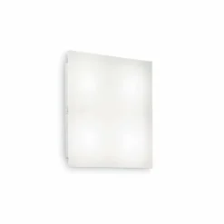 Luminaires Ideallux Appliques|Plafonnier Ideal Lux FLAT Blanc, 1 lumière