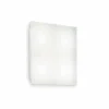 Luminaires Ideallux Appliques|Plafonnier Ideal Lux FLAT Blanc, 4 lumières
