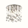 Luminaires Ideallux Plafonniers|Plafonnier Ideal Lux MOONLIGHT Chrome, Aspect cristal, 8 lumières
