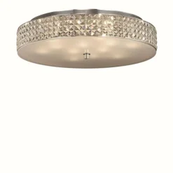 Luminaires Ideallux Plafonniers|Plafonnier Ideal Lux ROMA Chrome, Aspect cristal, 12 lumières