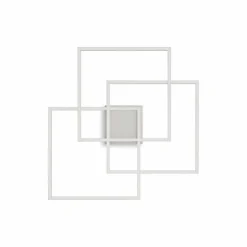 Luminaires Ideallux Éclairage Led|Plafonnier Ideallux FRAME-2 LED Blanc, 1 lumière