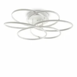 Luminaires Ideallux Éclairage Led|Plafonnier Ideallux KAROL LED Blanc, 1 lumière