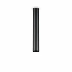 Luminaires Ideallux Plafonniers|Plafonnier Ideallux LOOK Noir, 1 lumière