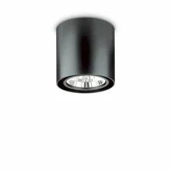 Luminaires Ideallux Plafonniers|Plafonnier Ideallux MOOD Noir, 1 lumière