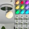 Plafonnier iDual Olivine LED Chrome, 1 lumière, Télécommandes, Changeur de couleurs