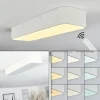 Lampe Éclairage Led|Plafonnier Iriondo LED Blanc, 1 lumière, Télécommandes