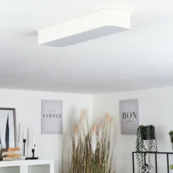 Lampe Éclairage Led|Plafonnier Iriondo LED Blanc, 1 lumière, Télécommandes