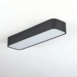 Lampe Éclairage Led|Plafonnier Iriondo LED Noir, 1 lumière, Télécommandes