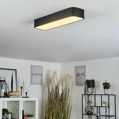 Lampe Éclairage Led|Plafonnier Iriondo LED Noir, 1 lumière, Télécommandes