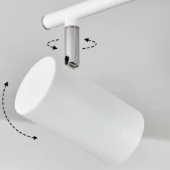 hofstein Spots Et Projecteurs|Plafonnier Javel Blanc, 4 lumières