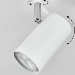 hofstein Spots Et Projecteurs|Plafonnier Javel Chrome, Blanc, 3 lumières