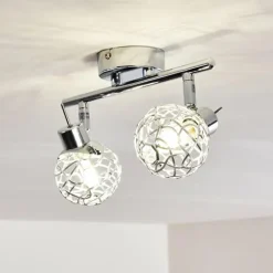 hofstein Spots Et Projecteurs|Plafonnier Kalipuro Chrome, 2 lumières